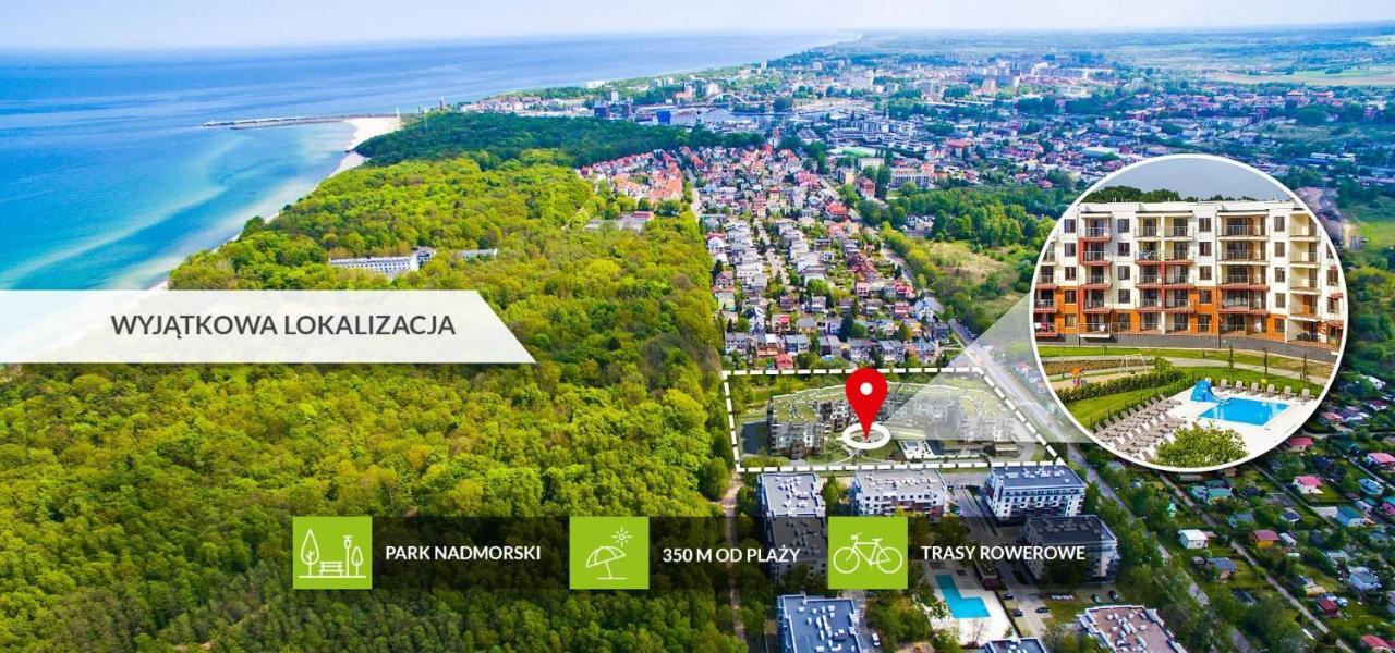 Apartament Z Basenem Laura Polanki Park Apartman Kołobrzeg Kültér fotó